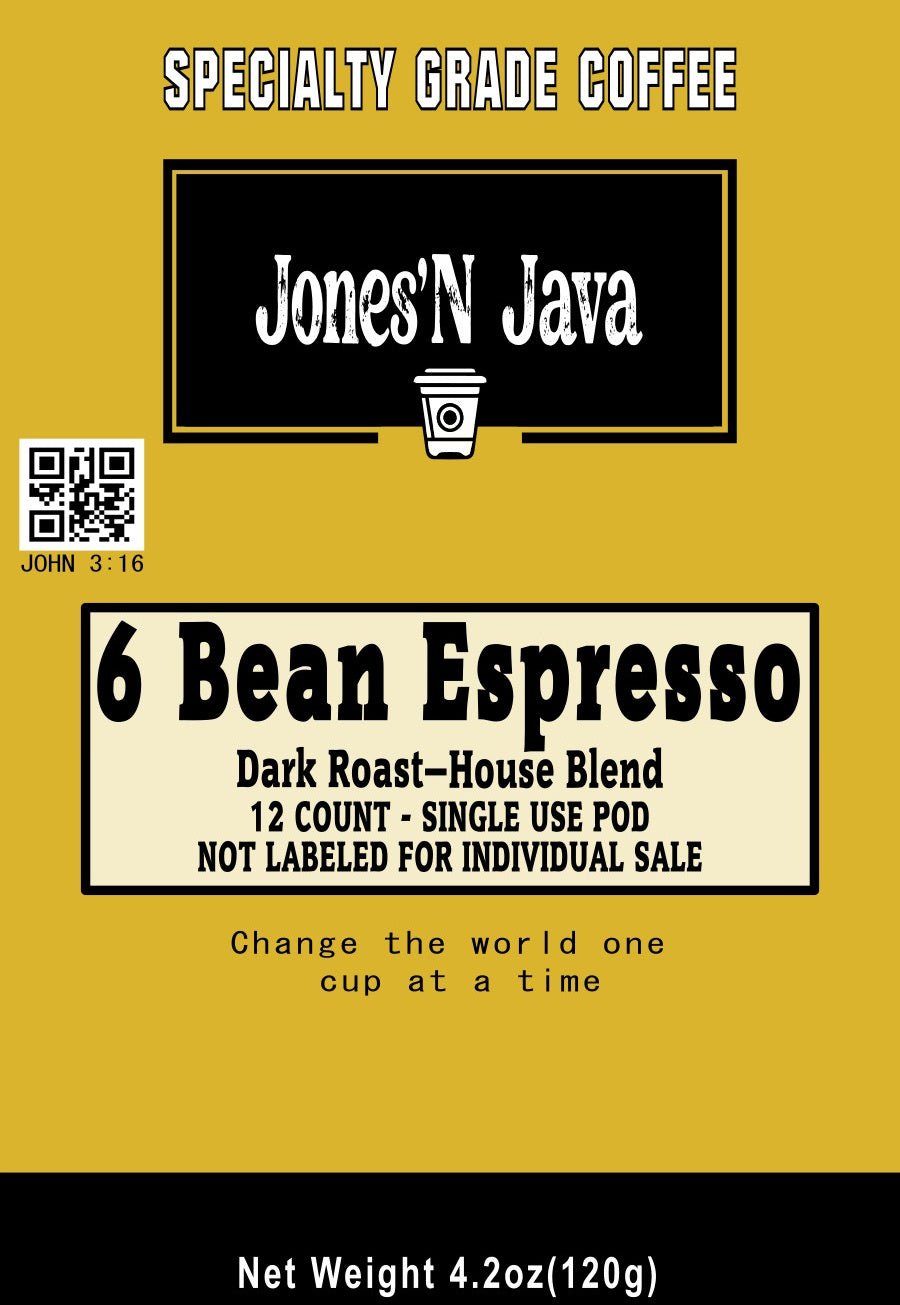 6 Bean Espresso - Jones’N Java