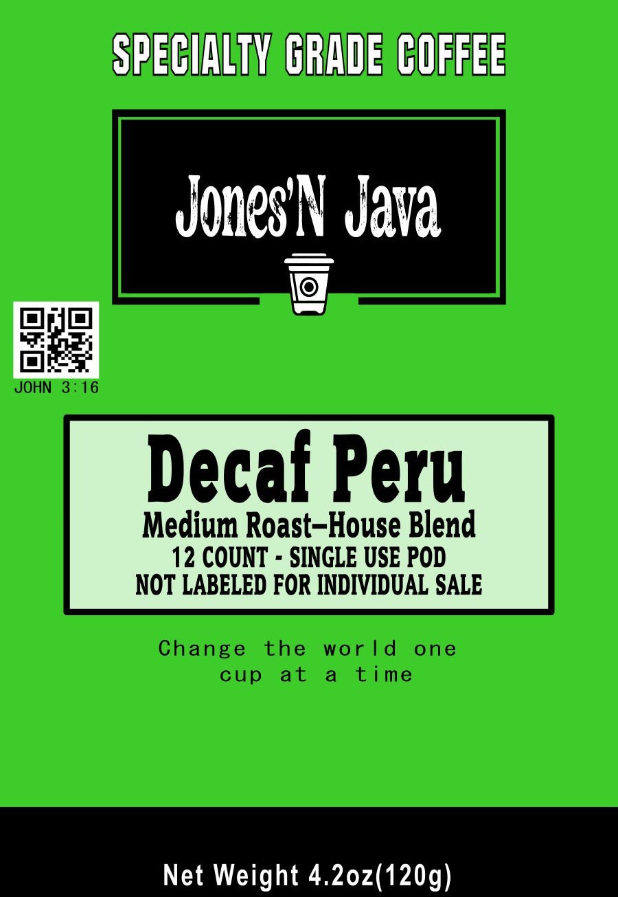 Decaf Peru - Jones’N Java