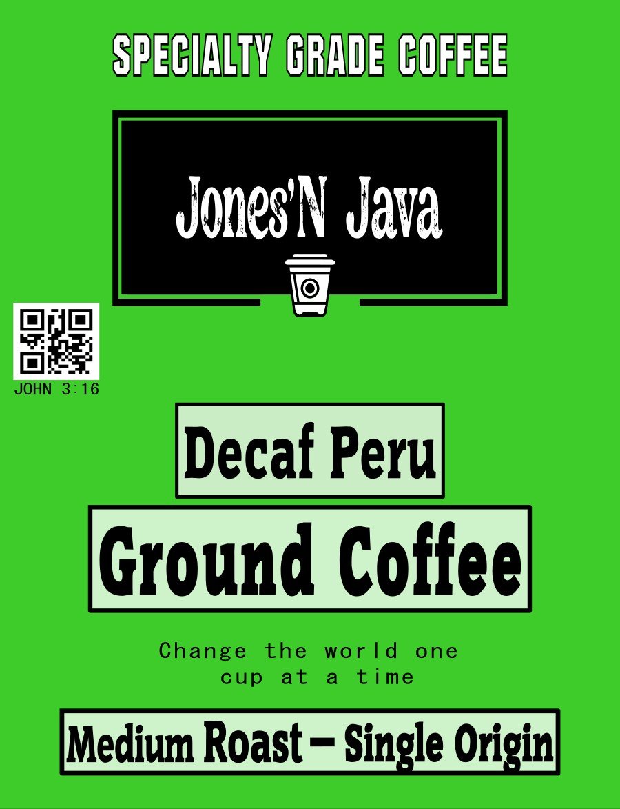 Decaf Peru - Jones’N Java