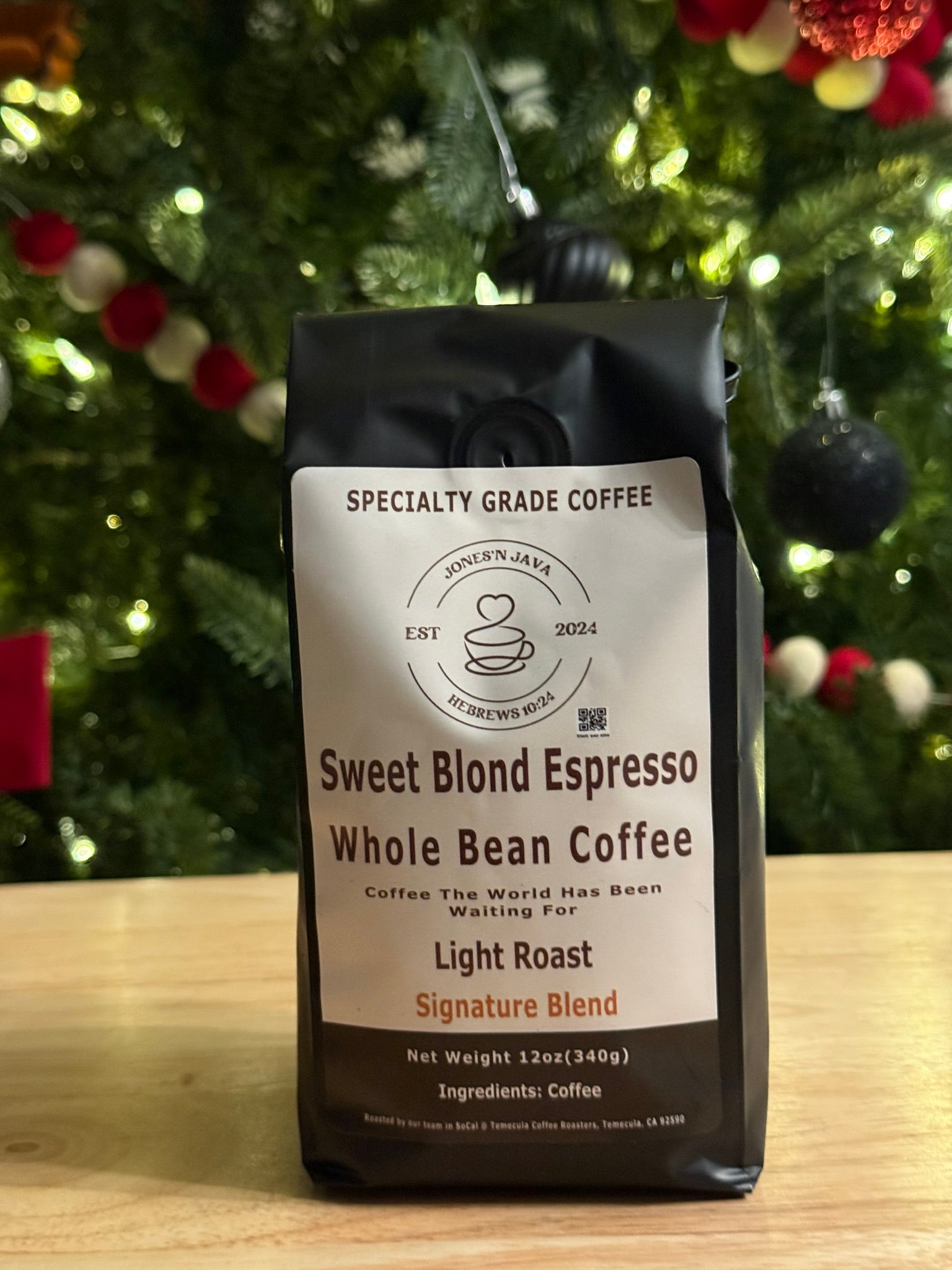 Sweet Blond Espresso light roast whole bean coffee
